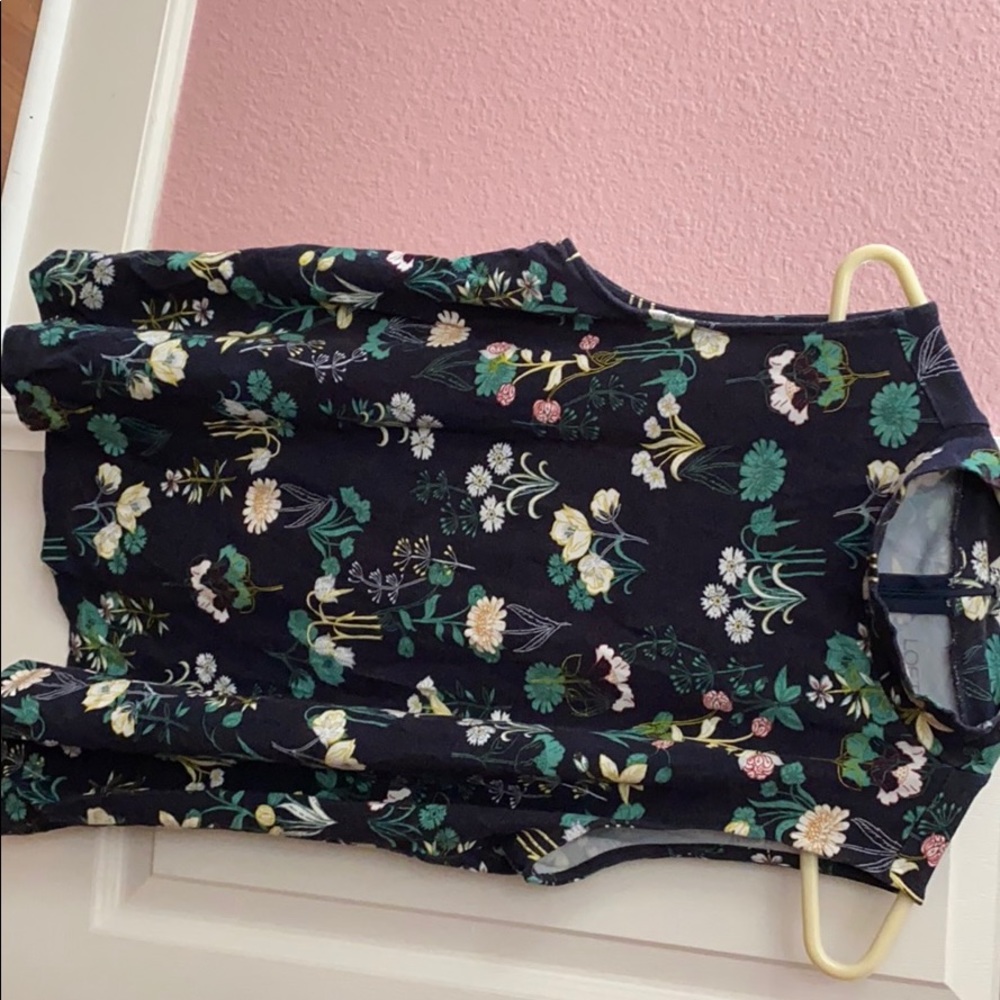 The Loft floral shirt.